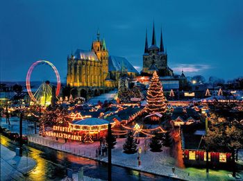 Erfurt Christmas market in all its splendour; copyright: Erfurt Tourismus GmbH 
