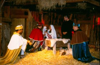 Nativity play in Bad Hindelang ; copyright: Gsteinformation Bad Hindelang 