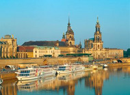 Dresden Old town and Elbe, Copyright Norbert Krger